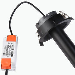 Foco LED empotrable orientable "ALAI" - Zoom - 200mm - 2800K - LED COB - chip Cree - 7W