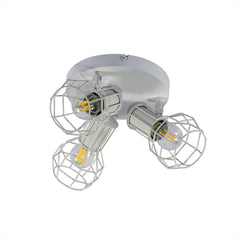 Lámpara de techo orientable jaula "AZOR-3" E14