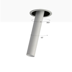 Foco LED empotrable orientable "ALAI" - Zoom - 200mm - 2800K - LED COB - chip Cree - 7W