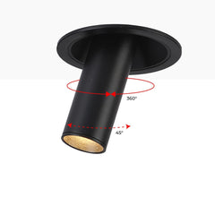 Foco LED empotrable orientable "ALAI" - Zoom - 100mm - 2800K - LED COB - chip Cree - 7W