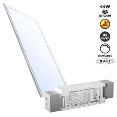 Panel LED empotrable 120X30cm - DALI regulable - 44W - UGR19 - IP40