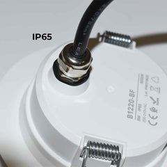Downlight LED estanco empotrable - IP65 - 8W - Corte Ø 80-95mm