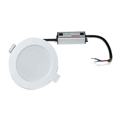 Downlight LED estanco empotrable - IP65 - 8W - Corte Ø 80-95mm