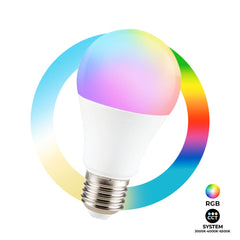 Bombilla inteligente Smart WIFI RGBWW E27 9W