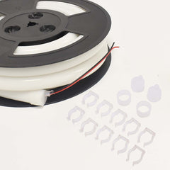 Neón LED flexible circular - 24V DC - Instalación sobre superficie - Ø20mm - 5 metros - 13W/m - Kit completo - IP67
