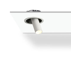 Foco LED empotrable orientable "ALAI" - Zoom - 100mm - 2800K - LED COB - chip Cree - 7W