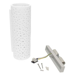 Aplique de pared bidireccional en escayola "COMB" - 2 x E14
