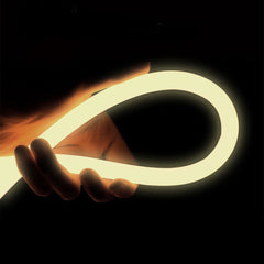 Neón LED flexible circular - 24V DC - Instalación sobre superficie - Ø20mm - 5 metros - 13W/m - Kit completo - IP67