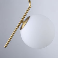 Lámpara colgante bola cristal "HERMI" - E27