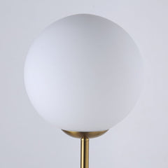 Lámpara de pie bola cristal "BAILEY" - E27