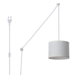 Lámpara colgante decorativa "KIM" - Con cable y enchufe - E27