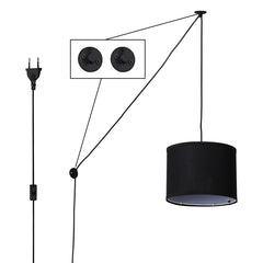 Lámpara colgante decorativa "KIM" - Con cable y enchufe - E27