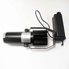 Proyector de logos LED GOBO para carril monofásico interior - 15W - Óptica 20° - IP20