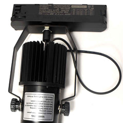 Proyector de logos LED GOBO para carril trifásico interior - 20W - Óptica 20° - IP20