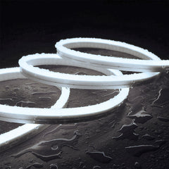 Neón LED flexible 24V DC - 4x10mm - 5 metros - Kit completo - IP67 - 11W/m - Curvatura lateral
