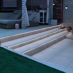 Neón LED flexible 24V DC - 4x10mm - 5 metros - Kit completo - IP67 - 11W/m - Curvatura lateral