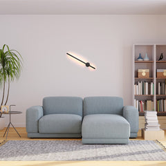 Aplique de pared minimalista lineal "MARKEL" 10W - Blanco Cálido