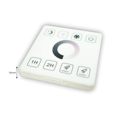 Controlador MONOCOLOR para tiras LED con panel táctil RF - 5-24V/DC