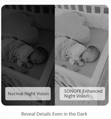 Cámara de seguridad SONOFF CAM Slim Smart - WIFI - 1080P - FHD - Alarma - Sensor de movimiento