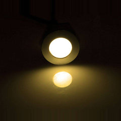 Kit 6 focos LED empotrables en suelo Ø58x9mm 0,5W 12V-DC IP67