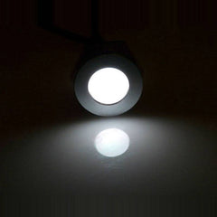 Kit 6 focos LED empotrables en suelo Ø58x9mm 0,5W 12V-DC IP67