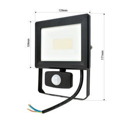Proyector LED exterior con Sensor de movimiento- IP54 - 120º - 4000K- 20W
