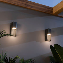 Aplique de pared exterior en aluminio "WINNIE" - IP44 - GU10