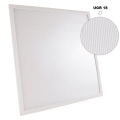 Panel LED slim de superficie 60x60cm - Driver OSRAM - 40W - UGR18 - CRI90 - Con KIT de montaje