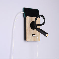 Aplique de pared flexible para lectura con puerto USB "LONDON USB" - Chip CREE - 3W