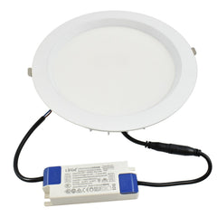 Downlight LED CCT de alta eficiencia- 40W - Driver Lifud - Corte Ø 200-220mm IP54