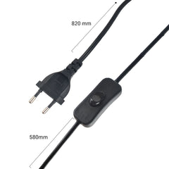 Aplique de pared en madera, pantalla de mimbre y cable con interruptor y enchufe "Alan"