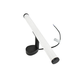 Aplique espejo baño LED tubular - 30cm - 5W | 3 formas de fijación