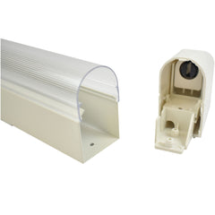 Regleta para tubo LED T8 con difusor - 120cm