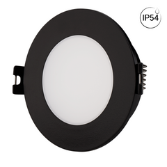 KIT Aro empotrable estanco Ø90mm + Bombilla GU10 6W + Portalámparas