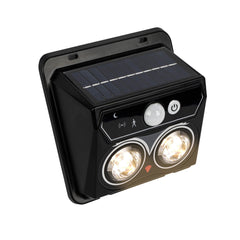 Aplique solar exterior de pared con sensor PIR - 1W (2x0,5W) - IP44