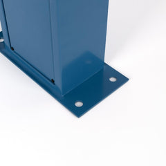 Cruz de veterinaria LED monocolor azul - 50x50cm - Doble cara - Exterior