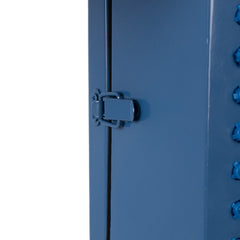 Cruz de veterinaria LED monocolor azul - 50x50cm - Doble cara - Exterior