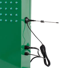 Cruz de farmacia LED monocolor verde - 50x50cm - Doble cara - Exterior