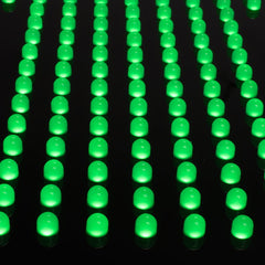 Cruz de farmacia LED monocolor verde - 60x60cm - Una cara - IP20