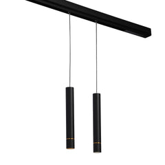 Foco de suspensión LED para carril magnético 48V - 8W - Línea dorada