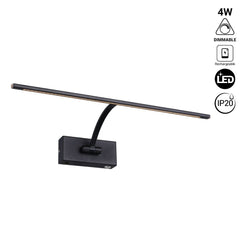 Aplique para cuadros LED con bateria recargable - Dimmable - 4W - 34cm
