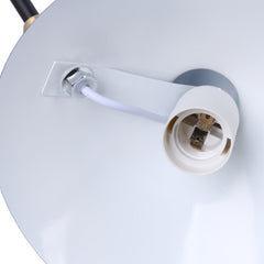 Aplique de pared de diseño "Louise" con interruptor y enchufe - 2xE27