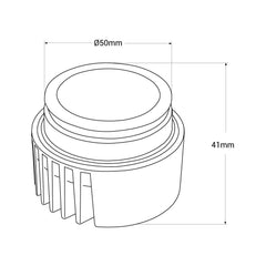 Módulo LED 7W para aro downlight MR16/GU10 - 45º - CRI 90