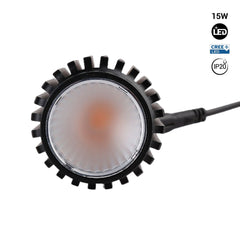 Módulo LED 15W para aro downlight MR16/GU10 - 45º - CRI 90