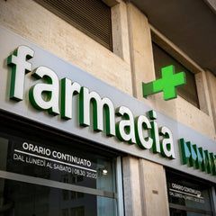 Cruz de farmacia LED monocolor verde - 80x80cm - Doble cara - Exterior