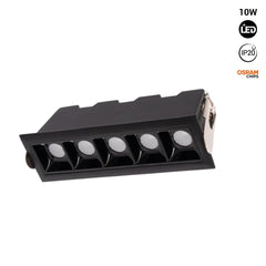 Foco lineal LED empotrable 10W - Chip OSRAM - UGR18 - CRI90