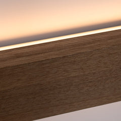 Aplique de pared lineal madera "Wooden" - Dimmable - 24W - 100cm