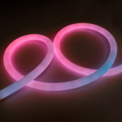 Neón LED flexible RGB inteligente IC - 360º circular - Ø22mm - 4 metros - 12V DC - 28W/m - IP65