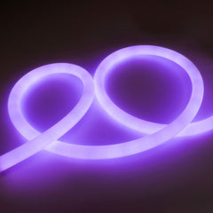 Neón LED flexible 360º circular RGB - Ø22mm - 2 metros - 24V DC- 240Ch/m - 28W/m - IP65