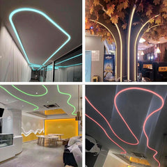 Neón LED flexible 360º circular RGB - Ø22mm - 2 metros - 24V DC- 240Ch/m - 28W/m - IP65